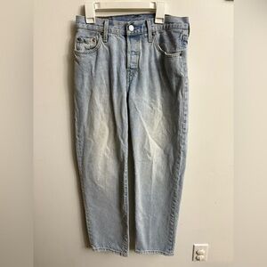 Levi's Premium SAN Francisco 501®  Relaxed Fit Light Wash Jeans wide leg W25 L30